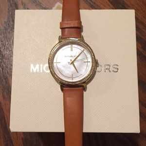 Michael Kors Leather Watch